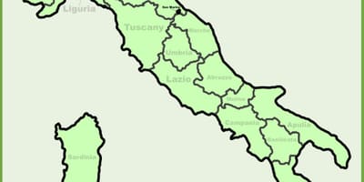 Kaart van italië zien milaan