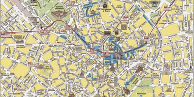 Milano italië kaart bekijken