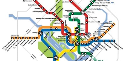 Milaan regionale trein kaart